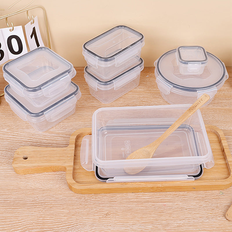 🍱 Vorratsdosen-Set mit Deckeln – 12/16-teiliges Set, ♻️ wiederverwendbar – 💧 auslaufsicher, geeignet für Gefrierschrank ❄️, Backofen 🔥, Mikrowelle ⏲️ und Spülmaschine 🍽️