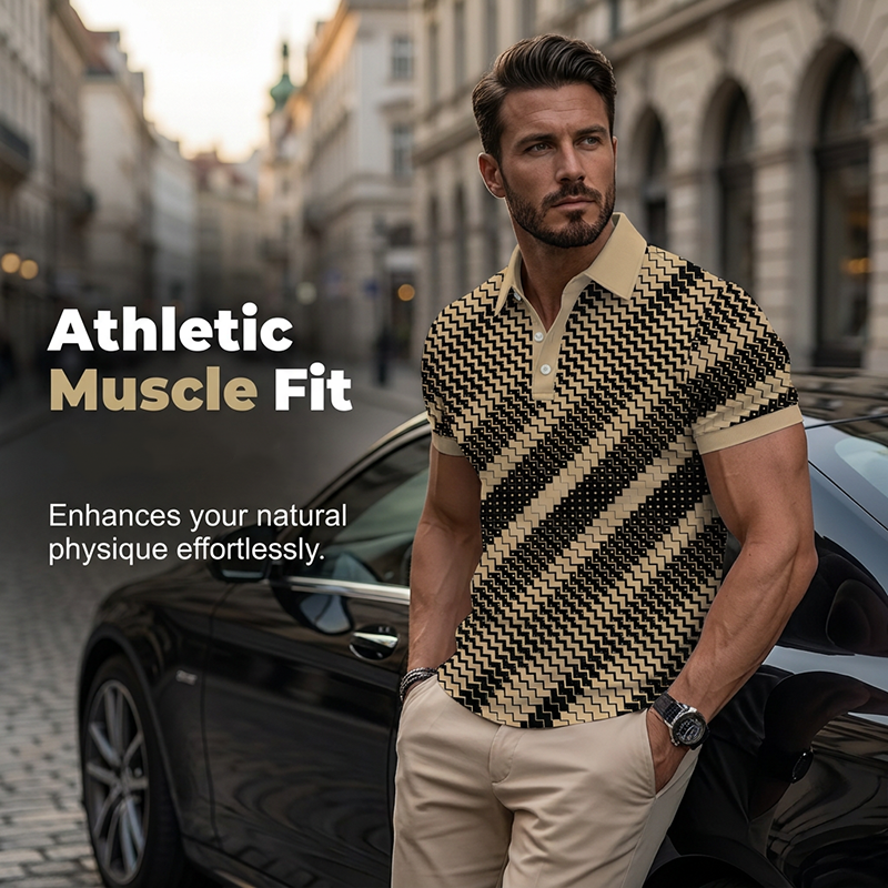 👔☀️ 50% RABATT! Herren-Poloshirt im Old-Money-Stil – Klassischer Knopfkragen, hochwertige Baumwolle, zeitlos elegant für Alltag & Sommer ✨