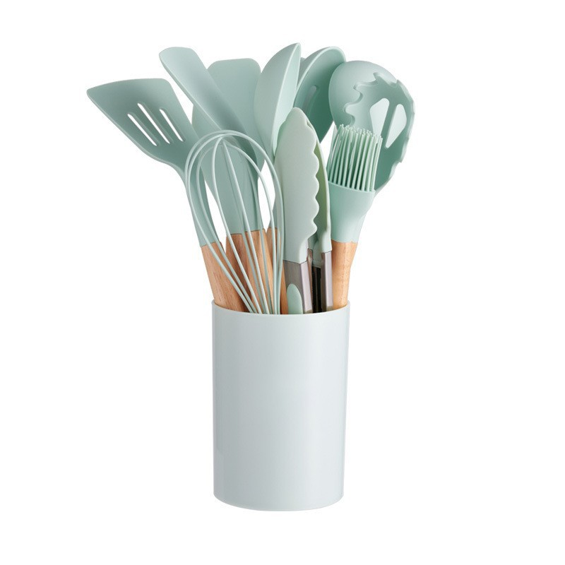 🍳✨ 50% RABATT! Komplettes Silikon-Küchenbesteck-Set – Hitzebeständig, antihaftschonend & perfekt für Kochprofis & Hobbyköche 🔥