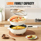 🍲🔥 50% RABATT! Multifunktionaler elektrischer Kochtopf – Kochen, Dämpfen, Schmoren & Warmhalten – Perfekt für Single-Haushalt, Büro & Reisen ✨
