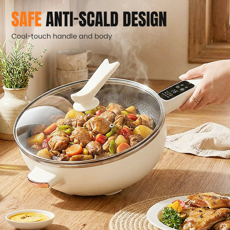 🍲🔥 50% RABATT! Multifunktionaler elektrischer Kochtopf – Kochen, Dämpfen, Schmoren & Warmhalten – Perfekt für Single-Haushalt, Büro & Reisen ✨