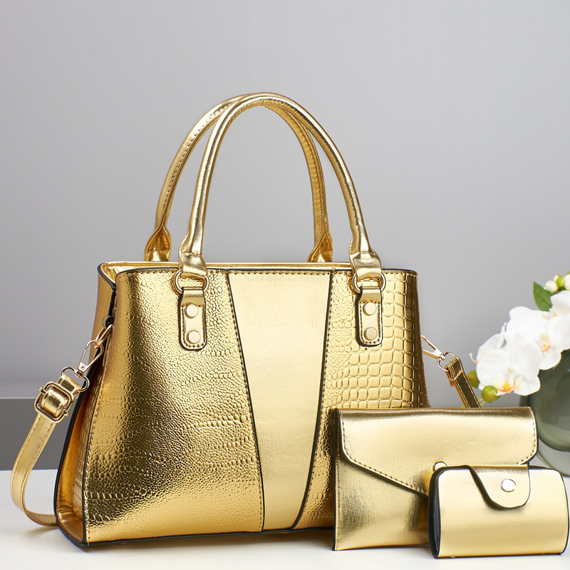 👜🐊 MID-SEASON SALE: −50% NUR FÜR KURZE ZEIT! 3-teiliges Handtaschen-Set mit Krokoprägung – Stilvoll & vielseitig für Alltag, Büro & Reisen ✨