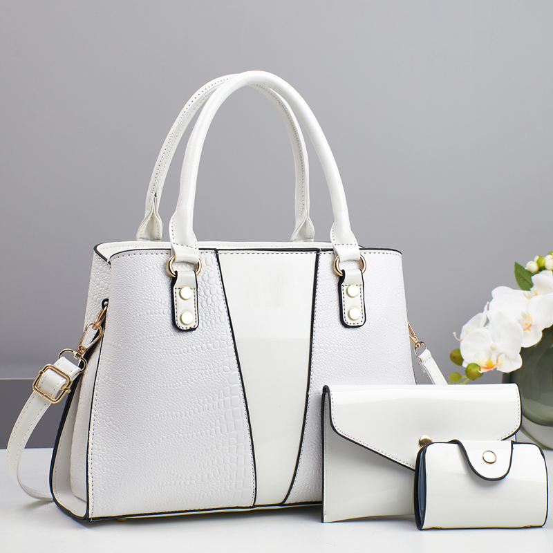 👜🐊 MID-SEASON SALE: −50% NUR FÜR KURZE ZEIT! 3-teiliges Handtaschen-Set mit Krokoprägung – Stilvoll & vielseitig für Alltag, Büro & Reisen ✨