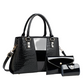 👜🐊 MID-SEASON SALE: −50% NUR FÜR KURZE ZEIT! 3-teiliges Handtaschen-Set mit Krokoprägung – Stilvoll & vielseitig für Alltag, Büro & Reisen ✨