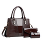 👜🐊 MID-SEASON SALE: −50% NUR FÜR KURZE ZEIT! 3-teiliges Handtaschen-Set mit Krokoprägung – Stilvoll & vielseitig für Alltag, Büro & Reisen ✨