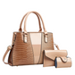 👜🐊 MID-SEASON SALE: −50% NUR FÜR KURZE ZEIT! 3-teiliges Handtaschen-Set mit Krokoprägung – Stilvoll & vielseitig für Alltag, Büro & Reisen ✨