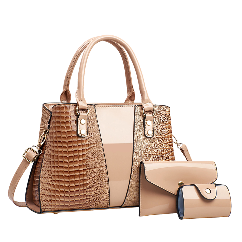 👜🐊 MID-SEASON SALE: −50% NUR FÜR KURZE ZEIT! 3-teiliges Handtaschen-Set mit Krokoprägung – Stilvoll & vielseitig für Alltag, Büro & Reisen ✨