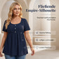 👕✨ 50% RABATT! Damen lässiges Oberteil mit eckigem Ausschnitt – Leicht, luftig & perfekt für Sommer, Strand & Alltag 🌸
