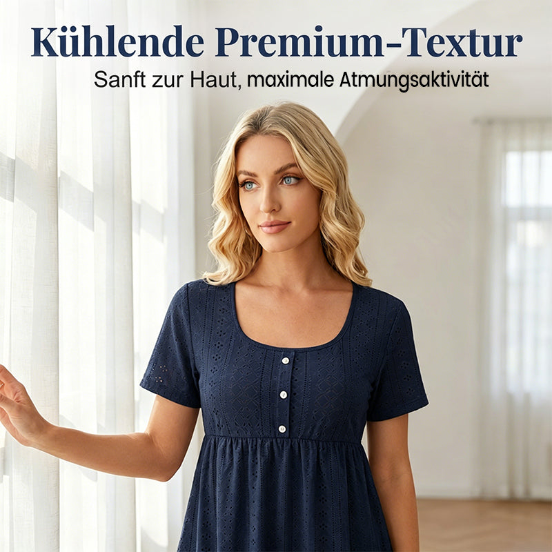 👕✨ 50% RABATT! Damen lässiges Oberteil mit eckigem Ausschnitt – Leicht, luftig & perfekt für Sommer, Strand & Alltag 🌸