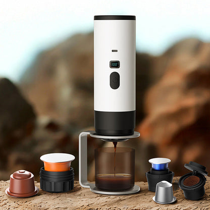 ☕🚗 50% RABATT! Tragbare Espressomaschine für Reisen – Kompakt, akkubetrieben & perfekt für frischen Kaffee unterwegs, im Auto oder Zelt ⛺✨