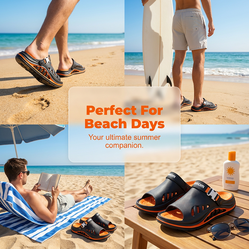 👡 💨 Herren Sandalen mit dicker Sohle & atmungsaktivem Design – Bequem, robust & ideal für warme Tage ☀️ ✨