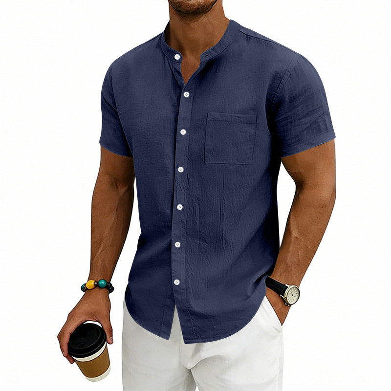👕☀️ MID-SEASON SALE: −50% NUR FÜR KURZE ZEIT! Herren-Kurzarmhemd in lockerer Passform – Einfarbig, atmungsaktiv & vielseitig für Alltag, Arbeit & Freizeit ✨
