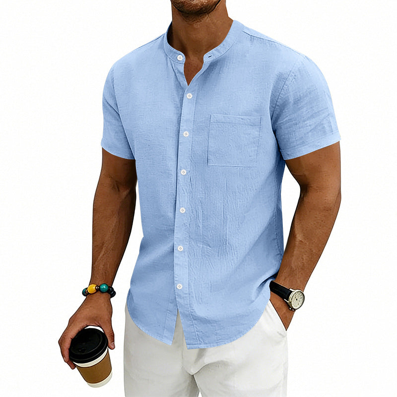 👕☀️ MID-SEASON SALE: −50% NUR FÜR KURZE ZEIT! Herren-Kurzarmhemd in lockerer Passform – Einfarbig, atmungsaktiv & vielseitig für Alltag, Arbeit & Freizeit ✨