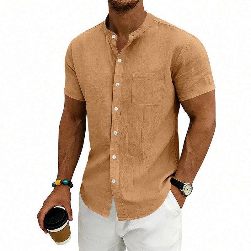 👕☀️ MID-SEASON SALE: −50% NUR FÜR KURZE ZEIT! Herren-Kurzarmhemd in lockerer Passform – Einfarbig, atmungsaktiv & vielseitig für Alltag, Arbeit & Freizeit ✨