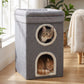🐱🏠 50% RABATT! Faltbares Mehrstöckiges Katzenhaus mit Kratzpad – Kuschelhöhle, Kratzmöglichkeit & platzsparend klappbar ✨