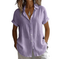 👕☀️ 50% RABATT! Damen Sommer-Freizeit-Kurzarmhemd – Leicht, luftig & perfekt für warme Tage, Strand & Alltag 🌸✨