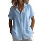 👕☀️ 50% RABATT! Damen Sommer-Freizeit-Kurzarmhemd – Leicht, luftig & perfekt für warme Tage, Strand & Alltag 🌸✨
