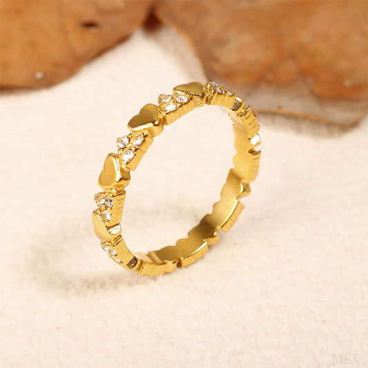 💍 50% RABATT! ⏰ Eleganter Herzring für Damen – Ewigkeitsring mit funkelndem Zirkonia – Zeitloses Design, perfekt als Liebesbeweis oder für den täglichen Glamour – ein Symbol der Zuneigung ❤️✨