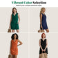 📢📢50% RABATT!! ⏰ Elegantes Slim-Fit-Kleid mit Wasserfallausschnitt – Ärmellos, Seitentaschen, Vielseitig ✨