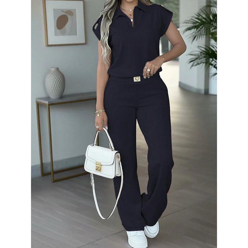👚🏖️ SOMMER-SALE: 60% RABATT! Damen Freizeit-Oberteil & Hose 2-teiliges Set – Lässiger Zweiteiler für Alltag, Büro & Reise 🌸💨✨
