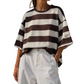 👕✨ 50% RABATT! Herren gestreiftes Oversized-T-Shirt mit lockerer Passform und Halbarm – Lässig, bequem & perfekt für Sommer, Freizeit & Streetwear-Looks ☀️