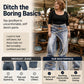 👖✨ 50% RABATT! Damen Weite Jeans mit Strass-Besatz – Hoher Bund, lässiger Wide-Leg & funkelnde Details – Perfekt für Streetstyle & Sommer 🌟
