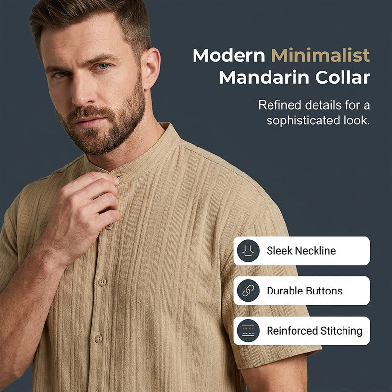 👕🛋️ 50% RABATT! Herren Zweiteiliges Gestreiftes Freizeit-Loungewear-Set – Bequem, atmungsaktiv & perfekt für Zuhause, Stadt & Reisen ☀️