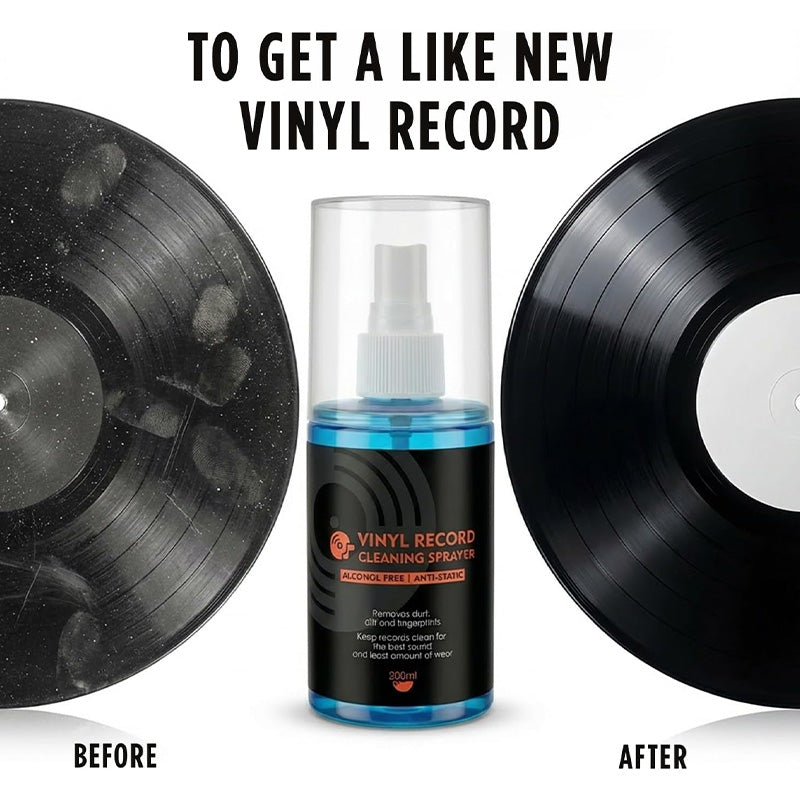 💿🎶 Antistatisches Vinyl-Reinigungsspray – staubfrei, knisterfrei & alkoholfrei, jetzt −50%