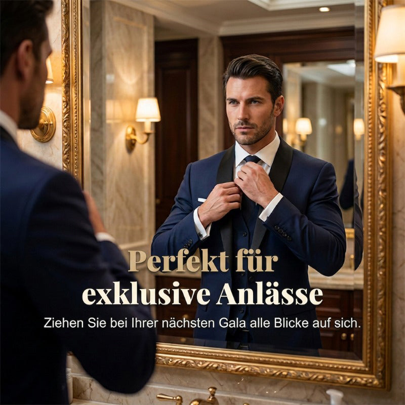 👔🎩 50% RABATT! Klassischer formeller 3-teiliger Herrenanzug – Sakko, Weste & Hose – Zeitlos elegant für Hochzeit, Business & festliche Anlässe ✨