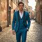 👔🎩 50% RABATT! Klassischer formeller 3-teiliger Herrenanzug – Sakko, Weste & Hose – Zeitlos elegant für Hochzeit, Business & festliche Anlässe ✨