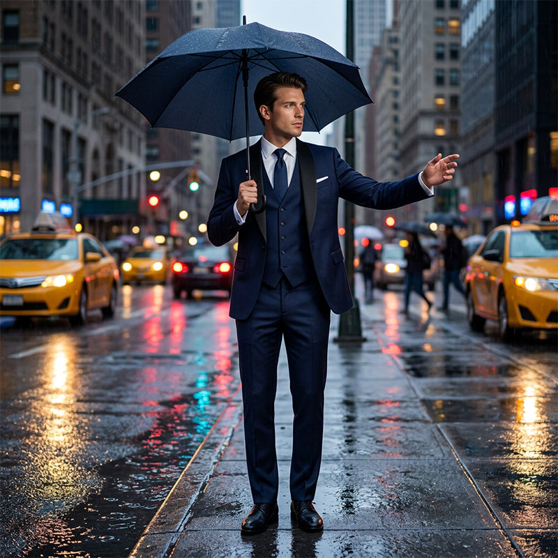 👔🎩 50% RABATT! Klassischer formeller 3-teiliger Herrenanzug – Sakko, Weste & Hose – Zeitlos elegant für Hochzeit, Business & festliche Anlässe ✨
