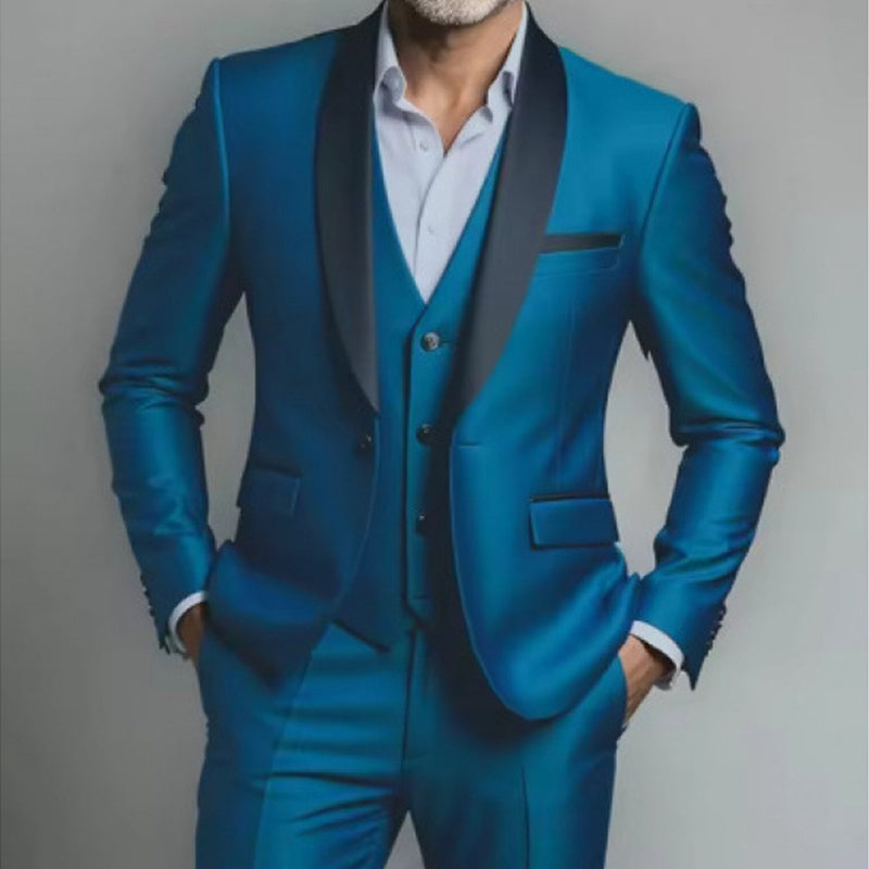 👔🎩 50% RABATT! Klassischer formeller 3-teiliger Herrenanzug – Sakko, Weste & Hose – Zeitlos elegant für Hochzeit, Business & festliche Anlässe ✨