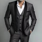 👔🎩 50% RABATT! Klassischer formeller 3-teiliger Herrenanzug – Sakko, Weste & Hose – Zeitlos elegant für Hochzeit, Business & festliche Anlässe ✨