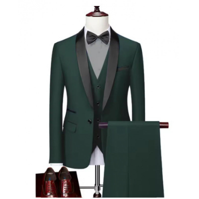 👔🎩 50% RABATT! Klassischer formeller 3-teiliger Herrenanzug – Sakko, Weste & Hose – Zeitlos elegant für Hochzeit, Business & festliche Anlässe ✨
