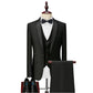 👔🎩 50% RABATT! Klassischer formeller 3-teiliger Herrenanzug – Sakko, Weste & Hose – Zeitlos elegant für Hochzeit, Business & festliche Anlässe ✨