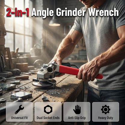 🔧 50% RABATT! ⚙️ Multifunktions-2-in-1-Winkelschleifer-Schlüssel – Robuste Bauweise, vielseitig & einfach zu bedienen – Ideal für schnelle Werkzeugwechsel & Reparaturen 🛠️