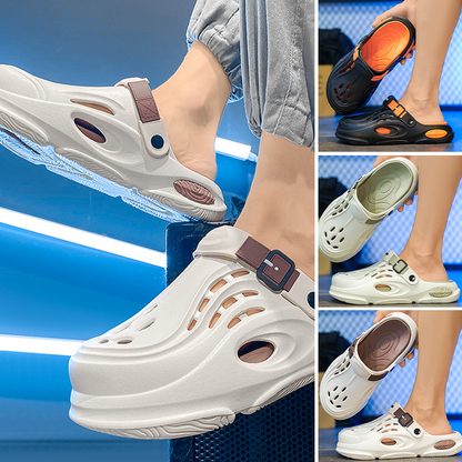 🏠👟 50% RABATT! Atmungsaktive Dual-Wear-Hausschuhe mit weicher Sohle & geschlossener Zehenpartie – Perfekt für Drinnen & Draußen ✨