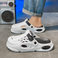 🏠👟 50% RABATT! Atmungsaktive Dual-Wear-Hausschuhe mit weicher Sohle & geschlossener Zehenpartie – Perfekt für Drinnen & Draußen ✨