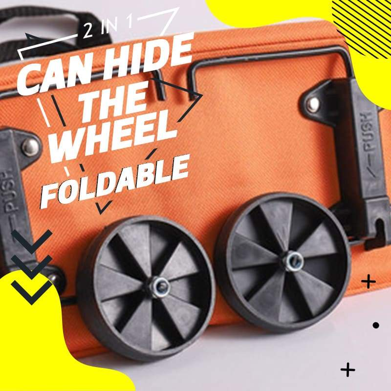 📢📢 50% Rabatt !!🛍️2-in-1 faltbarer Einkaufswagen