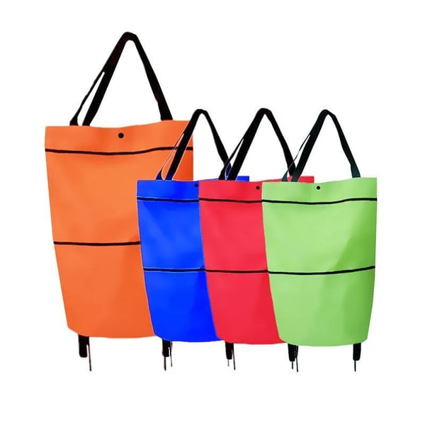 📢📢 50% Rabatt !!🛍️2-in-1 faltbarer Einkaufswagen