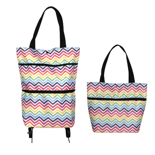 📢📢 50% Rabatt !!🛍️2-in-1 faltbarer Einkaufswagen