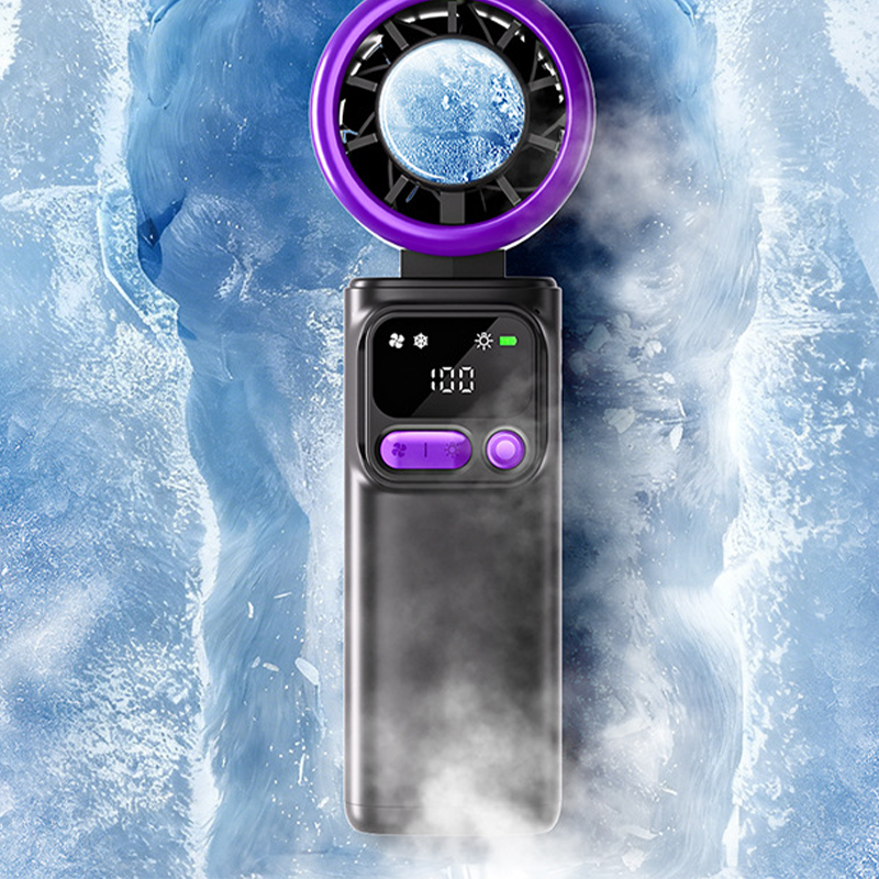 ❄️🌬️ 50% RABATT! Tragbarer Kühlventilator mit Eiskompressionsplatte – Verdunstungskühlung, 3 Stufen & Akku – Perfekt für heiße Tage, Büro & Outdoor ✨