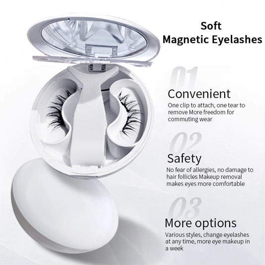 🦋✨ 50% RABATT! Natürlich weiche magnetische Wimpern – 3D-Effekt, einfach anzubringen, langlebig & schonend zum Eigenwimper – Inkl. Magnetstift 🧲