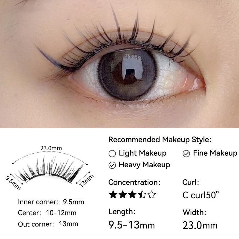 🦋✨ 50% RABATT! Natürlich weiche magnetische Wimpern – 3D-Effekt, einfach anzubringen, langlebig & schonend zum Eigenwimper – Inkl. Magnetstift 🧲