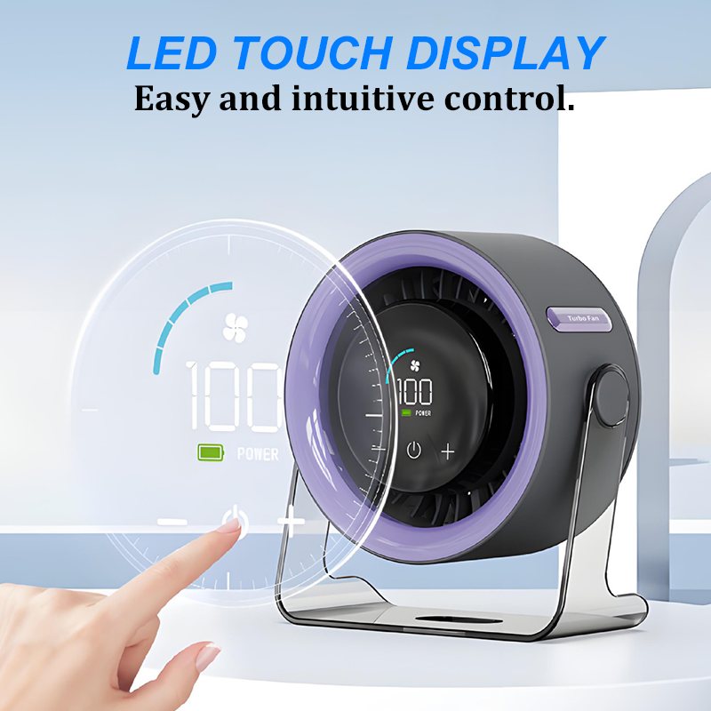 🌬️🌀 50% RABATT! Mini-Tischventilator mit 100 Geschwindigkeiten & Digitalanzeige – Kompakt, leistungsstark & individuell einstellbar – Perfekt für Büro, Schlafzimmer & unterwegs ✨