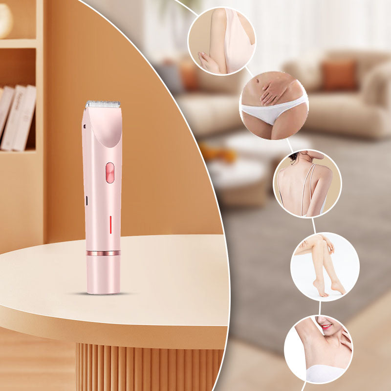 🪒🌸 HERBSTSCHLUSSVERKAUF – ZEITLICH BEGRENZT 35% RABATT! IPX7 wasserdichter Damen-Doppelkopf-Rasierer – Sanft, glatt & sicher für empfindliche Haut ✨