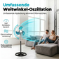 🌬️🔧 50% RABATT! Multifunktioneller 3-in-1 verstellbarer Bodenventilator – Stand-, Tisch- & Wandeinsatz, Oszillation & starker Luftstrom ✨