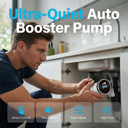💧🏠 50% RABATT! Sichere 24‑V‑Smart‑Wasser‑Druckerhöhungspumpe – Automatische Druckregelung, leise & korrosionsbeständig – Ideal für Hauswasserwerk, Garten & Solar‑Anlagen ✨