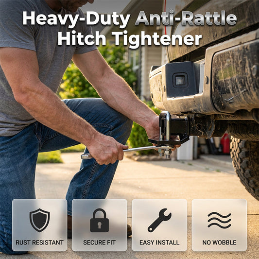 🔧 Verdickter Anti-Rattler für 5 cm Anhängerkupplung – passgenaue Klemmung, reduziert Vibration & Spiel, perfekt für Geländewagen 🚙