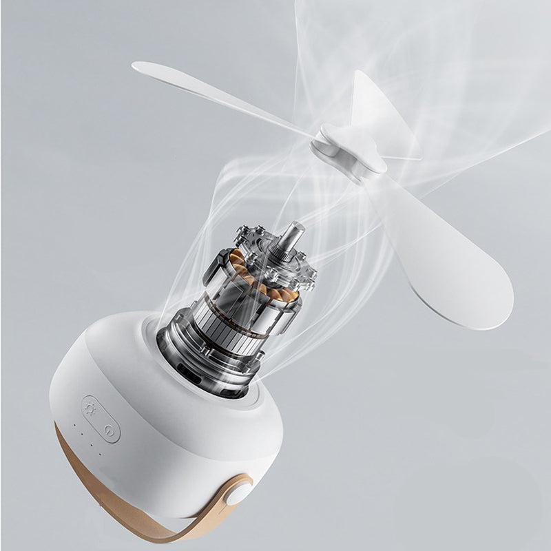 Tragbarer geräuschloser Deckenventilator mit Licht